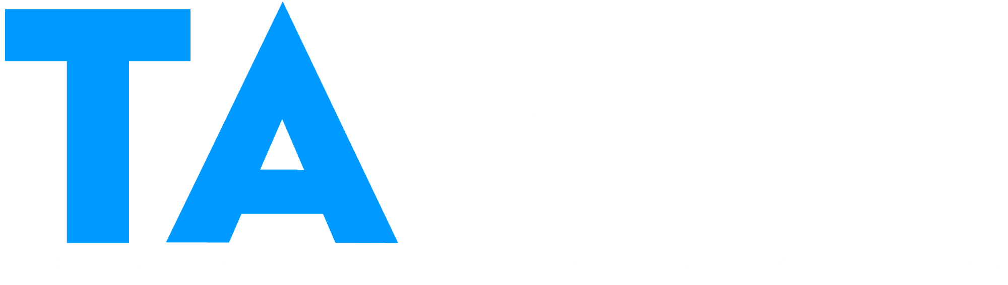 Blue and white · with tagline